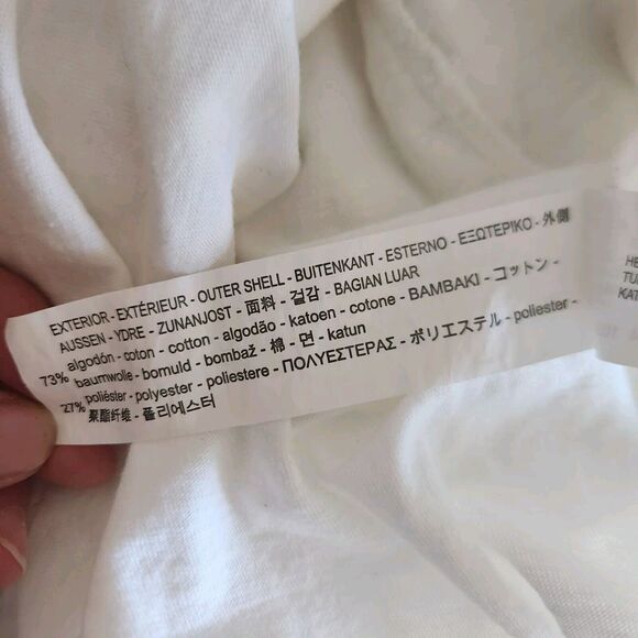 Zara Girls White Off Shoulder Cotton Blend Lace Eyelet Dress Sz 13/14 Communion - Picture 4 of 5